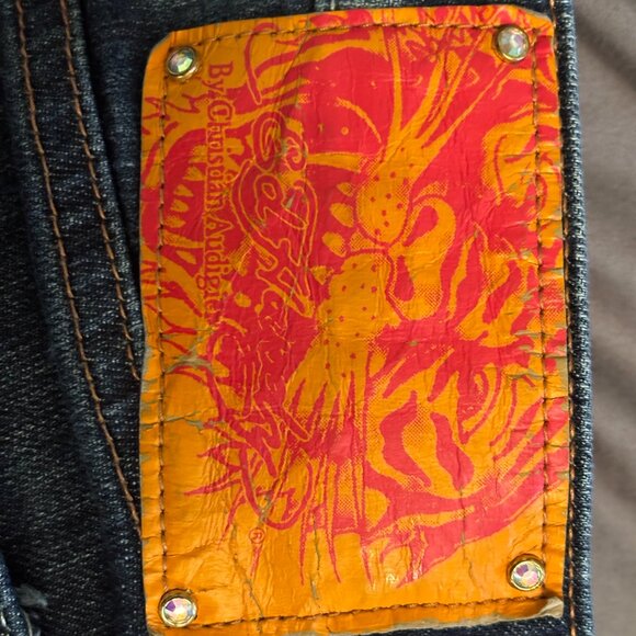 Ed Hardy by Christian Audigier Easy Rise Skinny Jeans Size 28 - Picture 6 of 7